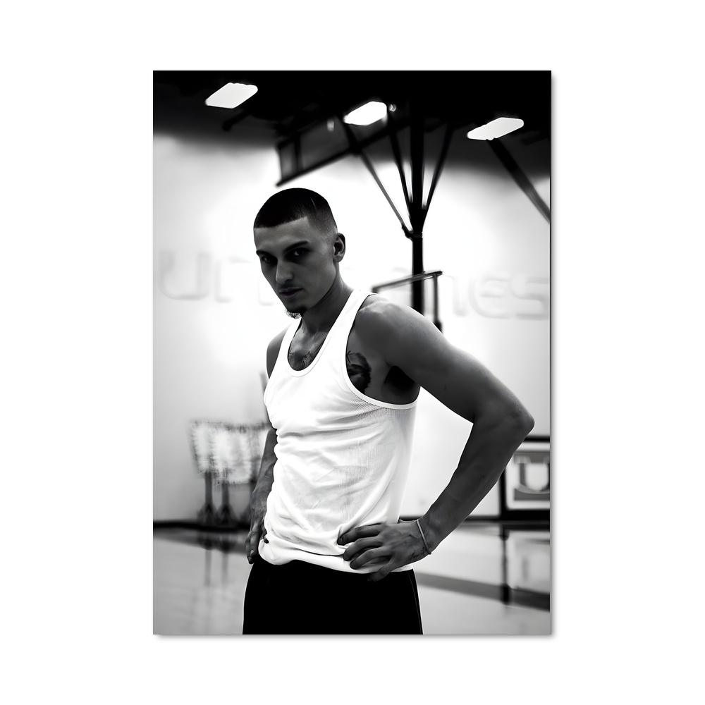 Poster Muscle & Ambition – affiche Basketball
